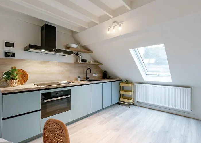 公寓 Huswell - Bright Duplex Close To The Sea 奥斯滕德